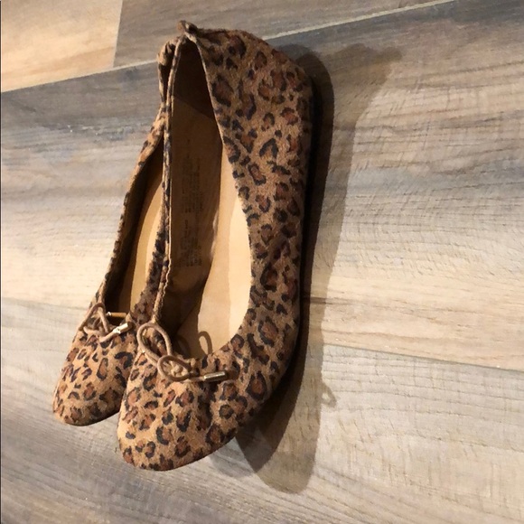Merona leopard ballet flats Sz 7.5 - Picture 2 of 3